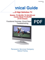 TV Panasonic TC 26LX20 TC 32LX20 TC 22LR30 Chassis LH 34 LCD TV Training Manual