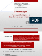 Presentacion Factores Biológicos o Pre Disponentes Criminales