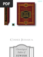 Codex Judaica, Chronological Index of Jewish History