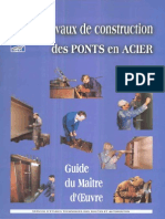 Travaux de Construction Des Ponts en Acier - Guide Du Maître D'oeuvre