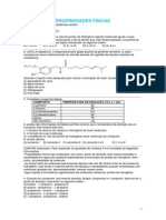 Exercicios PROPRIEDADES FISICAS