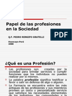 Papel de Las Profesiones en La Sociedad