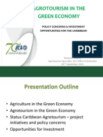 Agrotourism in The Green Economy: Policy Concerns & Investment Opportunities For The Caribbean