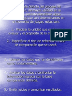 Componentes de La Evaluacion