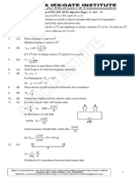 Detailed Solution of IES 2103 (ECE) Objective Paper - I: Set - A'