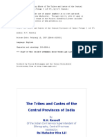 The Tribes and Castes of The Central Provinces of India-Volume I