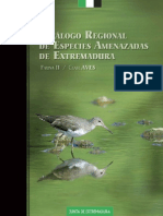 Catalogo Aves Extremadura