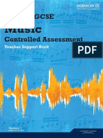 GCSE Music Controlled Assessment Teacher Support Book