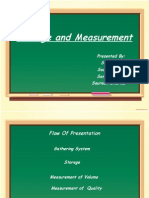 Storage and Measurement in Crude Oil E&P