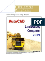 Autocad Civil Land 3D 2009 y Civil 3D 2012 Manual