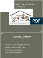 Narrativa de Terror Plano de Aula