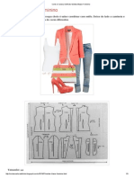 Corte e Costura Definido - Moldes Blazer Feminino PDF