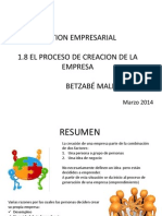 El Proceso de Creacion de La Empresa 1