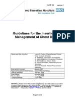 Chest Drains Guidance