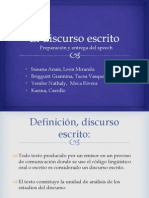 El Discurso Escrito