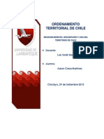 Ordenamiento Territorial de Chile