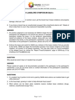 2014 Landlord Symposium Questions and Answers