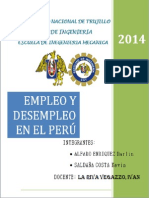 Empleo y Desempleo en El Peru