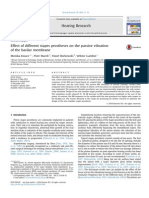 Effect of Different Stapes Prostheses On The Passive Vibration of The Basilar Membrane