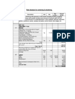 Rate Analysis Shuttering