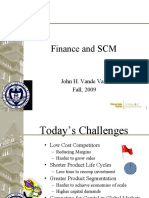 Finance and SCM: John H. Vande Vate Fall, 2009