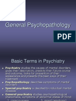 General Psychopathology