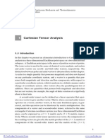 Cartesian Tensor Analysis