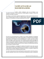 Situacion Actual de Las Telecomunicaciones - Elizabeth Perez Olguin