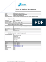 Quality Plan Method Statement