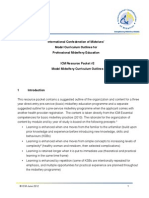 ICM Resource Packet 2 Model Curriculum Outline NEW