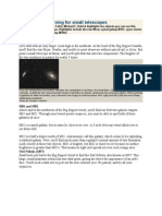 Springtime Observing For Small Telescopes