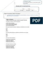 PRUEBA PLANO CARTESIANO 5° Año CORREGIDA