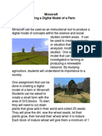 Minecraft: Creating A Digital Model of A Farm