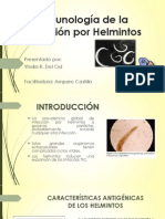 Inmunología de La Infección Por Helmintos