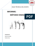 Informe Método OWAS