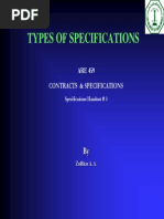 Course Presentations 7 3 Types of Specifications