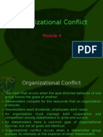 Organizational Conflict Management