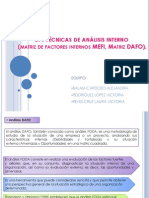 Técnicas de Análisis Interno