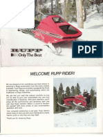 1975 Rupp Fa Nitro Owners Manual