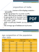 Age - Sex Composition of India