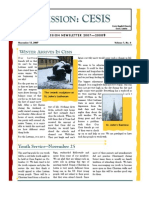 Cesis Newsletter (Nov 2007)