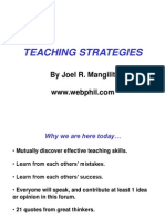 Teaching Strategies