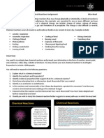 Chemical Change Assignment
