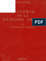 Guthrie W K C Historia de La Filosofia Griega VI 1981