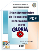 Plan Estrategico Peti-Gloria