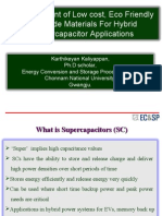 Eco Friendly Electrode Materials For Hybrid Supercapacitors