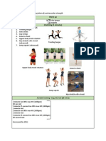 Aerobic and Muscular Strength Program