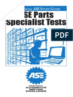 Ase Study Guide - Parts Specialist (P2)