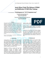 Modification of Eutectic Silicon Under The Influence of Mold Vibration During Solidification of LM6 Alloy Castings Backup