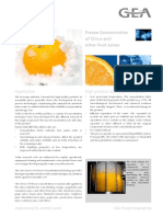 Freeze Concentration of Citrus and Other Fruit Juices: High Product Quality As A Result Of: Application